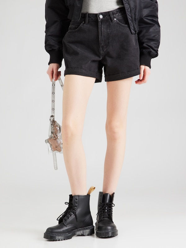 VERO MODA Loosefit Jeans 'VMZURI' In Nero Denim
