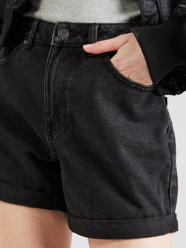 VERO MODA Loosefit Jeans 'VMZURI' In Nero Denim