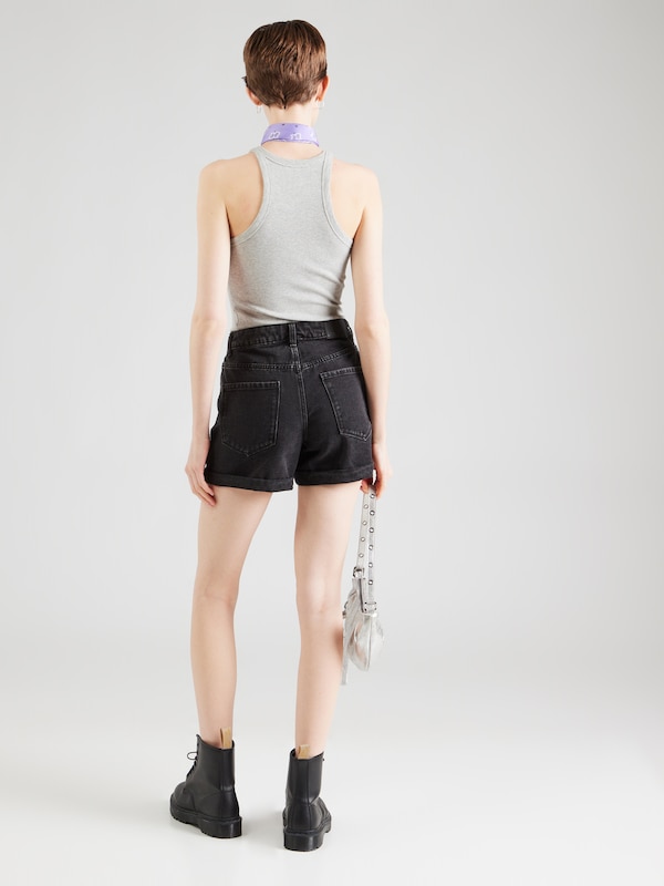 VERO MODA Loosefit Jeans 'VMZURI' In Nero Denim