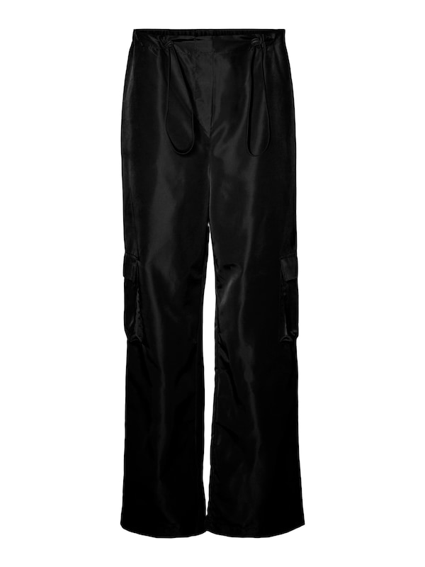 VERO MODA Loosefit Pantaloni cargo 'Tessie' in Nero