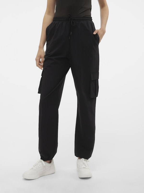 VERO MODA Loosefit Pantaloni Cargo 'VMKimberly' In Nero