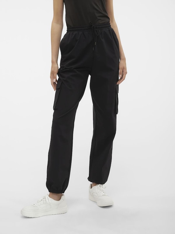 VERO MODA Loosefit Pantaloni Cargo 'VMKimberly' In Nero