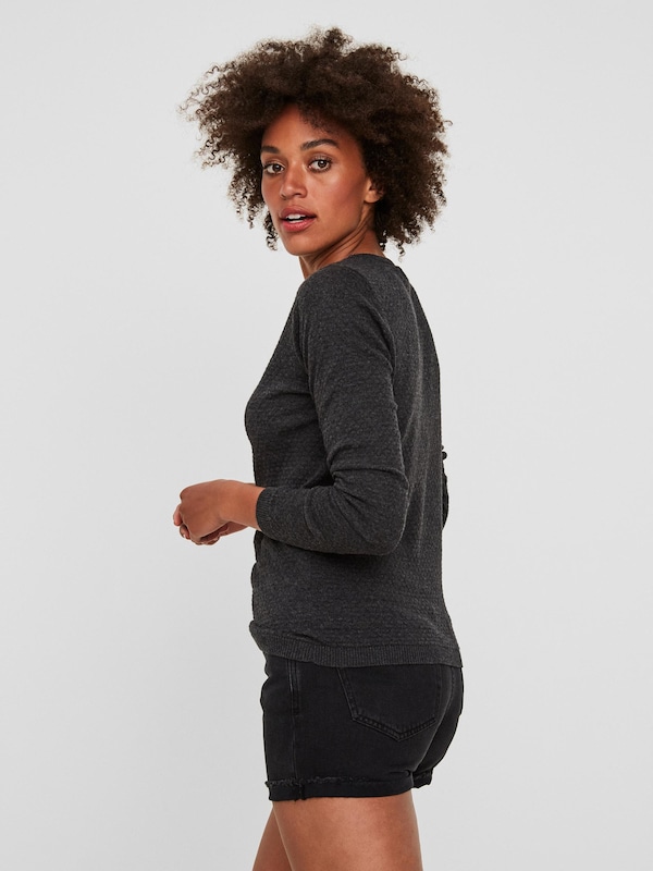 VERO MODA Pullover 'VMCare' In Grigio Scuro