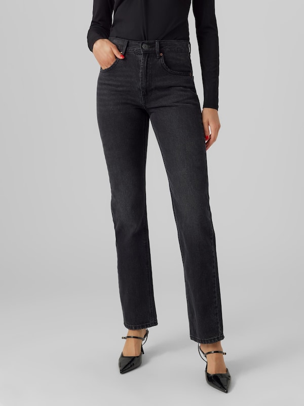 VERO MODA Regular Jeans 'VMHailey' In Nero Denim