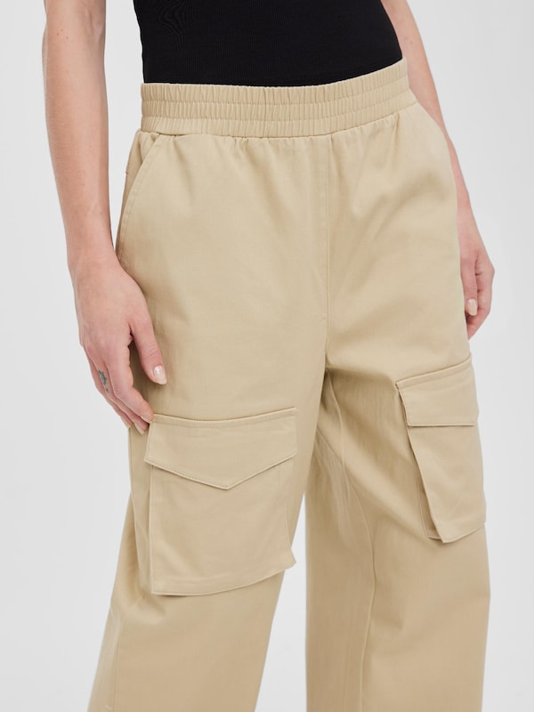 VERO MODA Regular Pantaloni Cargo 'MARIA' In Beige