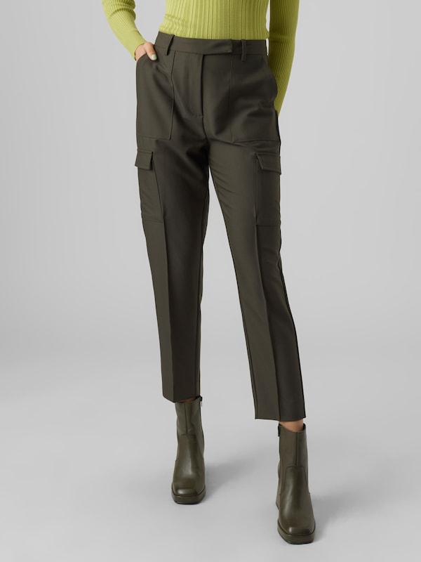 VERO MODA Regular Pantaloni Cargo 'VMNyla' In Verde Scuro