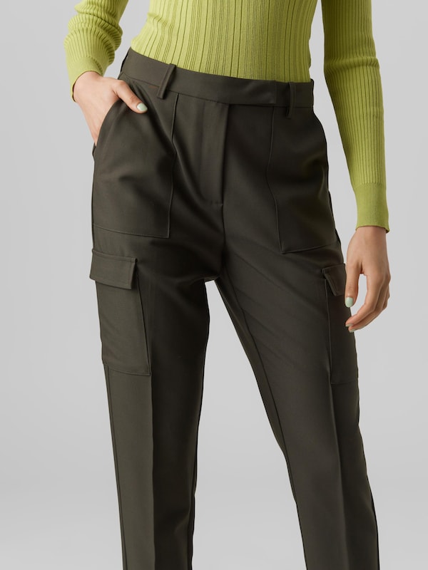VERO MODA Regular Pantaloni Cargo 'VMNyla' In Verde Scuro