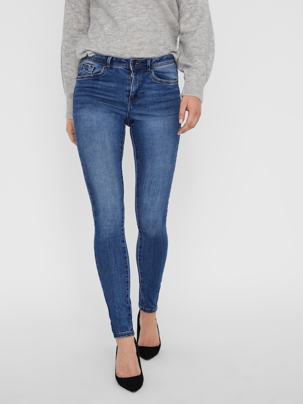 VERO MODA Skinny Jeans 'Tanya' In Blu Denim