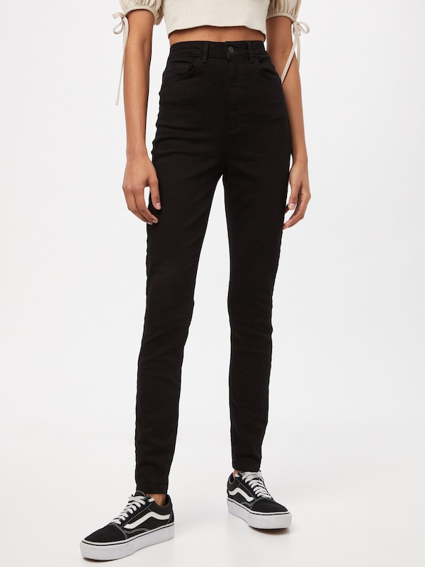 VERO MODA Skinny Jeans 'VMSandra' In Nero Denim