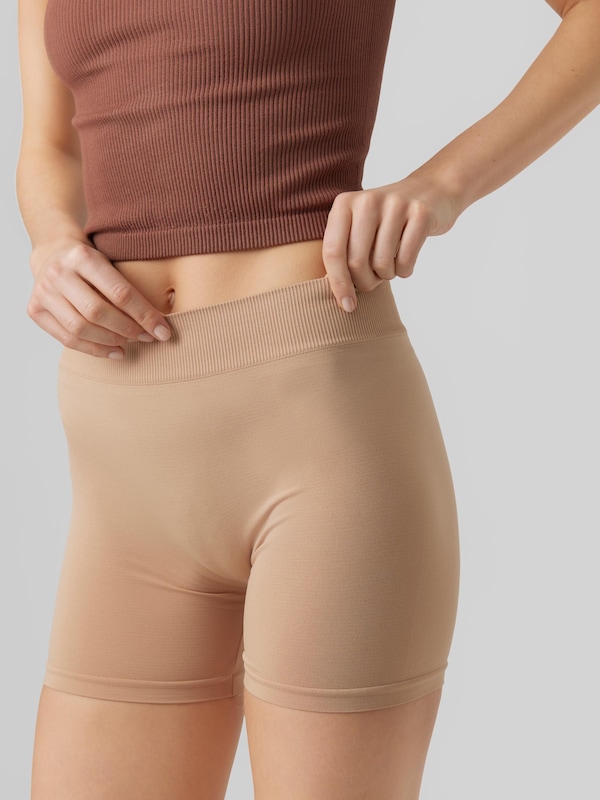 VERO MODA Skinny Leggings 'VMJACKIE' In Beige