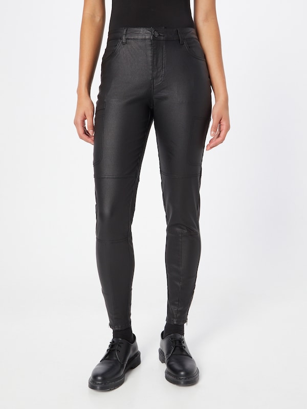 VERO MODA Skinny Pantaloni Cargo 'WISH' In Nero