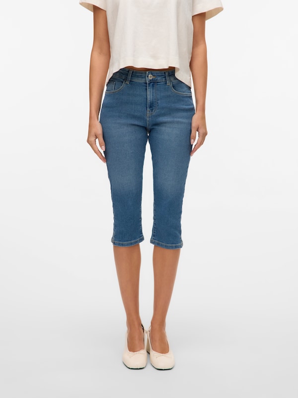 VERO MODA Slimfit Jeans 'VMELLY' In Blu Denim