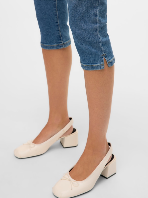 VERO MODA Slimfit Jeans 'VMELLY' In Blu Denim