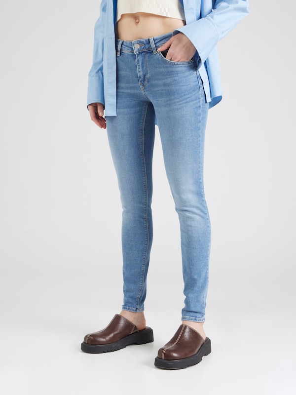 VERO MODA Slimfit Jeans 'VMLux' In Blu Denim