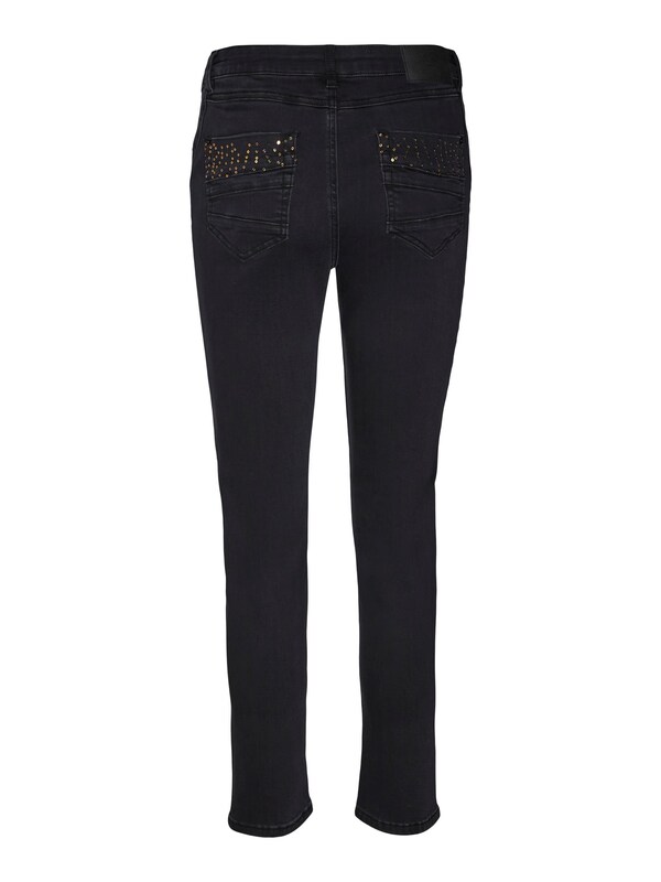 VERO MODA Slimfit Jeans 'YOURS' In Nero Denim