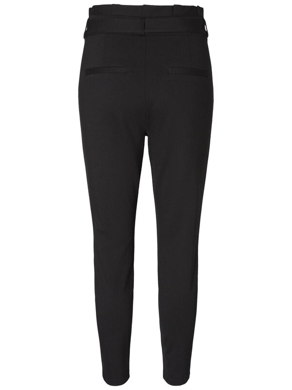 VERO MODA Slimfit Pantaloni Con Pieghe 'Eva' In Nero