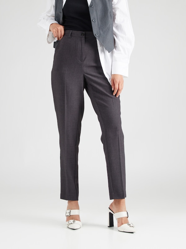 VERO MODA Tapered Pantaloni Con Piega Frontale 'VMINA' In Grigio Scuro