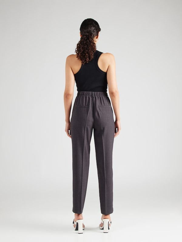 VERO MODA Tapered Pantaloni Con Piega Frontale 'VMINA' In Grigio Scuro