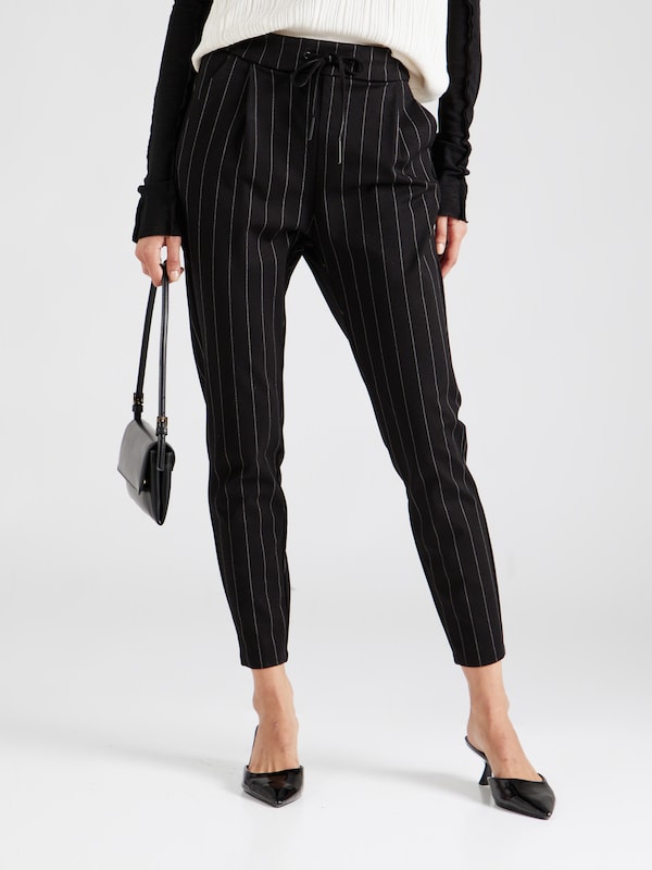 VERO MODA Tapered Pantaloni Con Pieghe 'VMEVA' In Nero