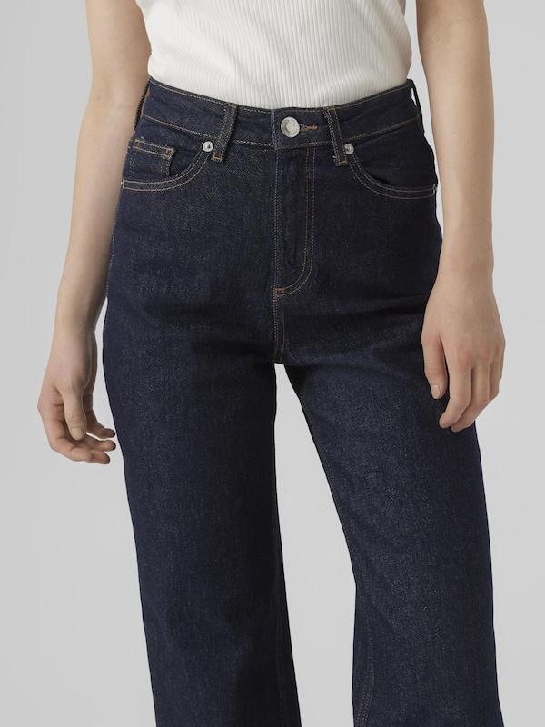 VERO MODA Wide Leg Jeans 'VMTessa' In Blu Scuro