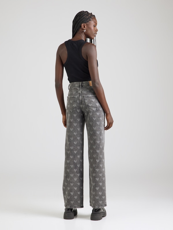 VERO MODA Wide Leg Jeans 'VMTESSA' In Grigio Denim