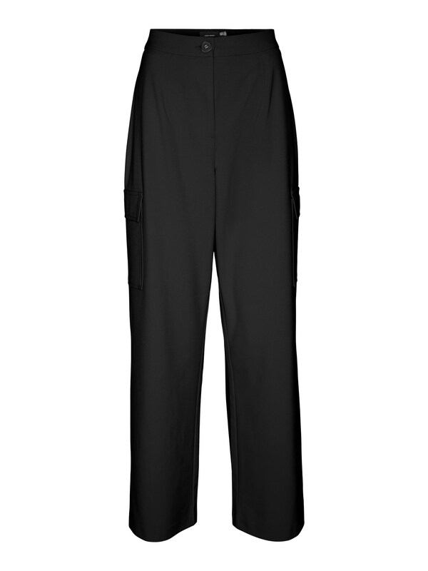 VERO MODA Wide leg Pantaloni cargo 'SASIE' in Nero