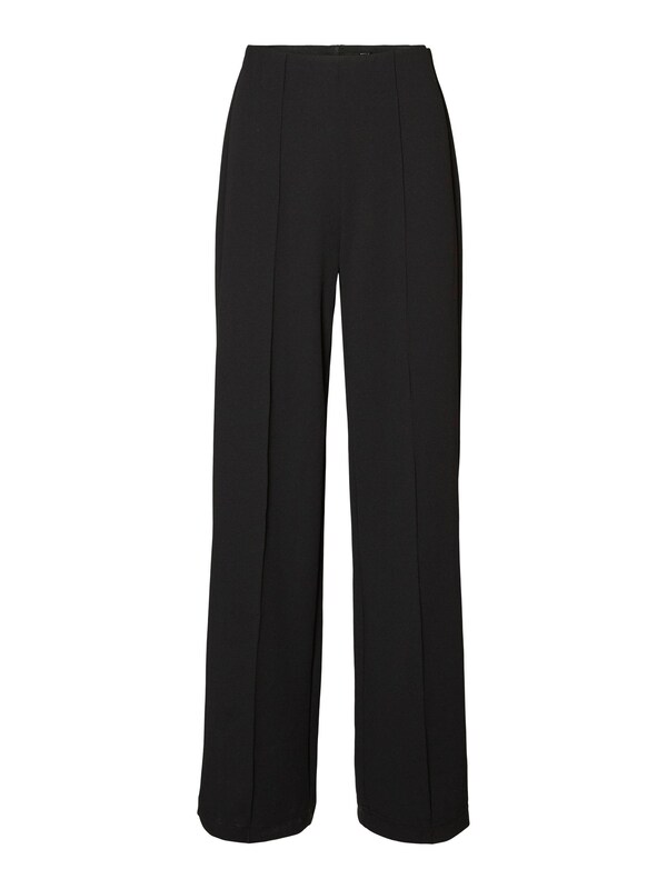 VERO MODA Wide leg Pantaloni con piega frontale 'VMBecky' in Nero