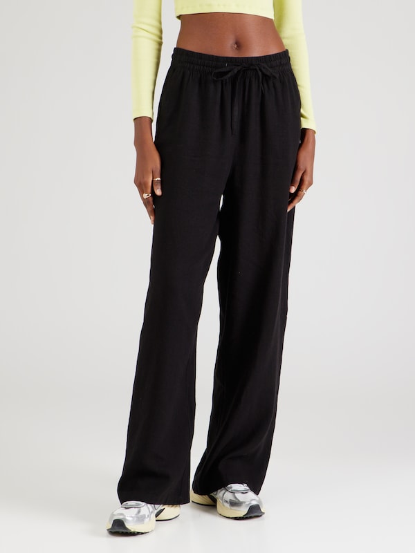 VERO MODA Wide Leg Pantaloni 'LINN' In Nero