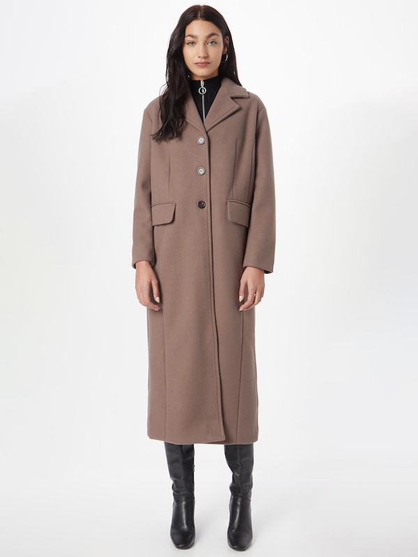 Warehouse Cappotto Di Mezza Stagione In Marrone