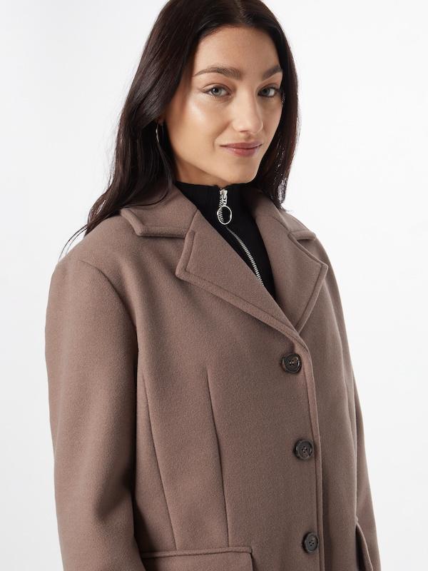 Warehouse Cappotto Di Mezza Stagione In Marrone