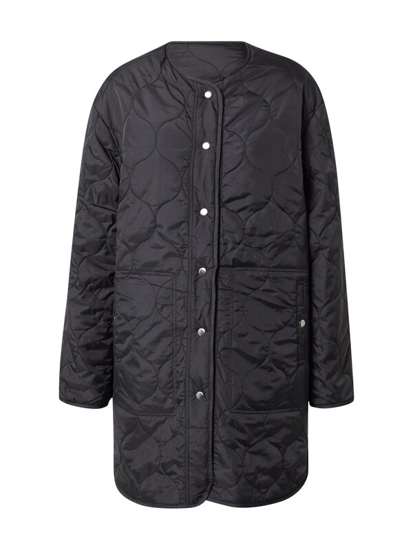 Warehouse Cappotto Di Mezza Stagione In Nero Bianco