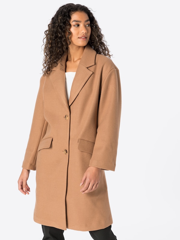 Warehouse Cappotto Di Mezza Stagione In Sabbia