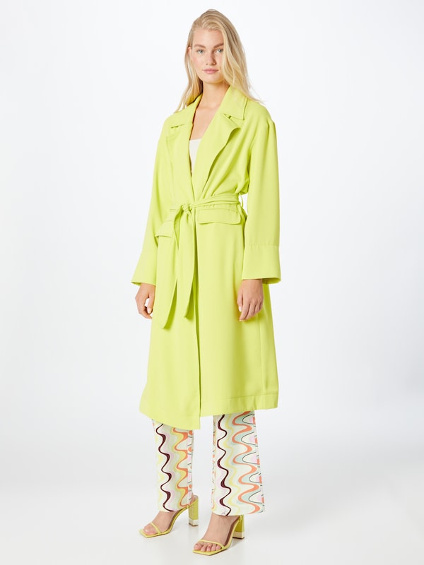 Warehouse Cappotto Estivo 'Fluid' In Limone
