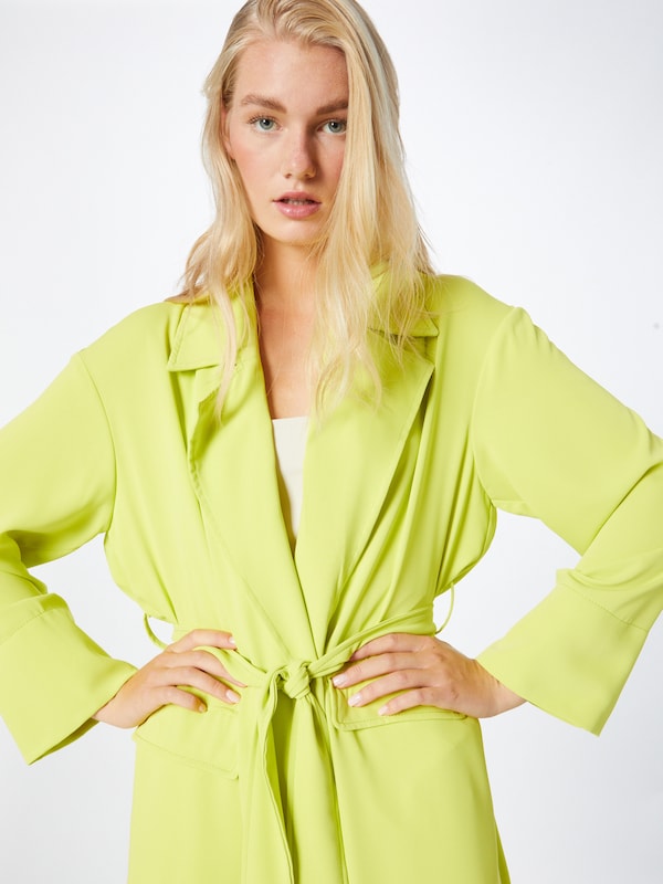 Warehouse Cappotto Estivo 'Fluid' In Limone