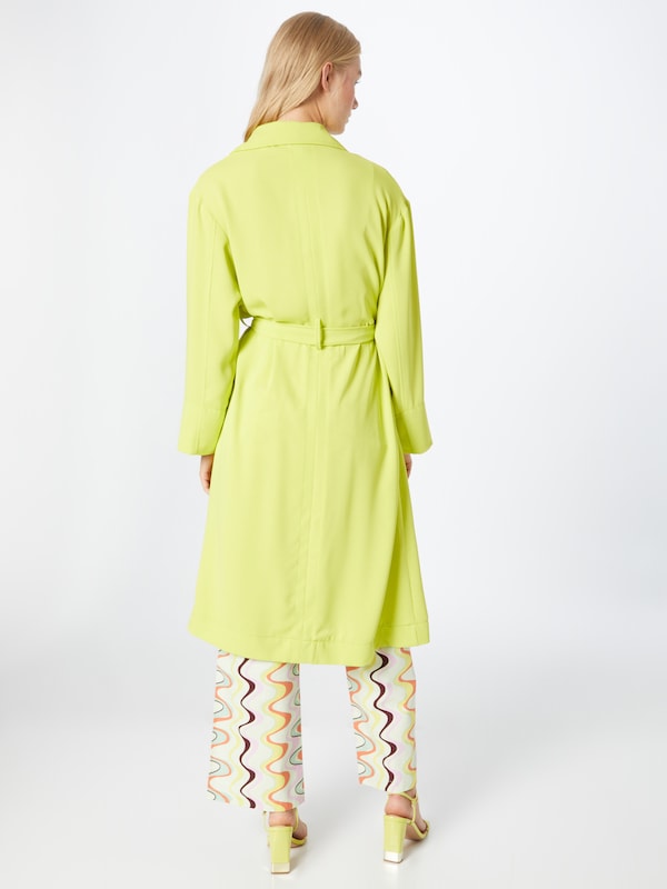 Warehouse Cappotto Estivo 'Fluid' In Limone