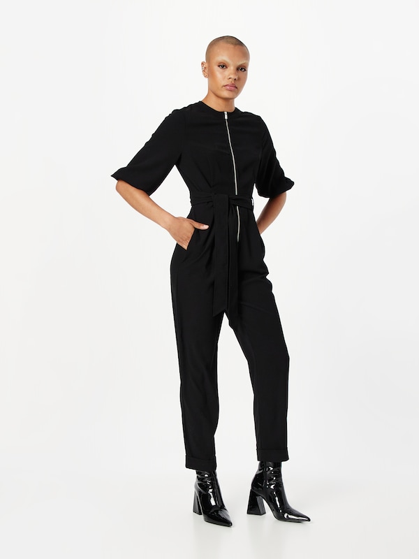 Warehouse Tuta Jumpsuit In Nero