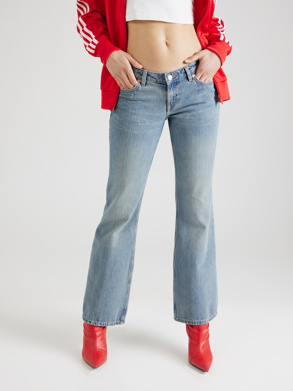WEEKDAY Bootcut Jeans 'Nova' In Blu Denim