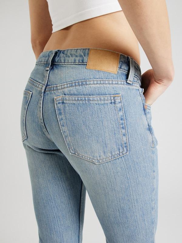 WEEKDAY Bootcut Jeans 'Nova' In Blu Denim