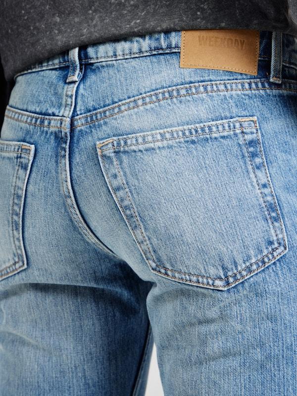 WEEKDAY Bootcut Jeans 'Nova' In Blu Denim