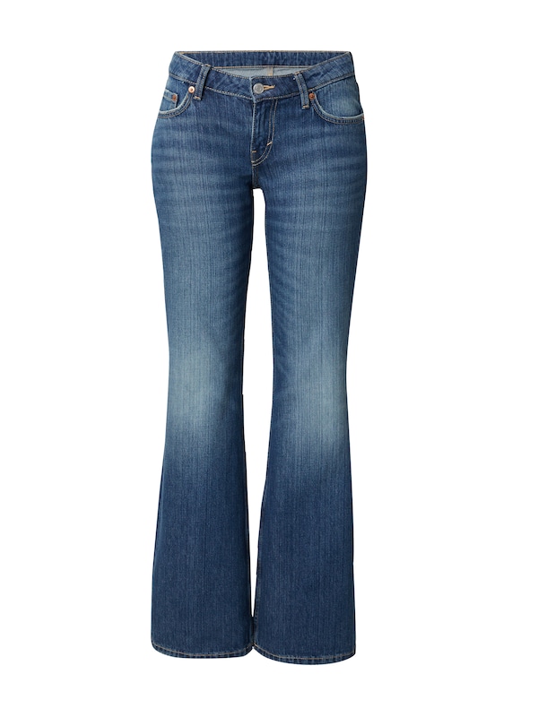 WEEKDAY Bootcut Jeans 'Nova' in Blu Denim