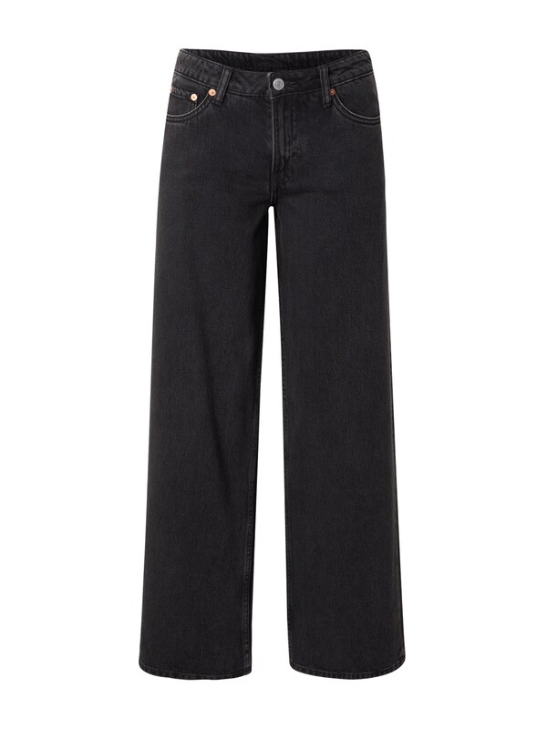 WEEKDAY Loosefit Jeans 'Ampel' in Nero Denim