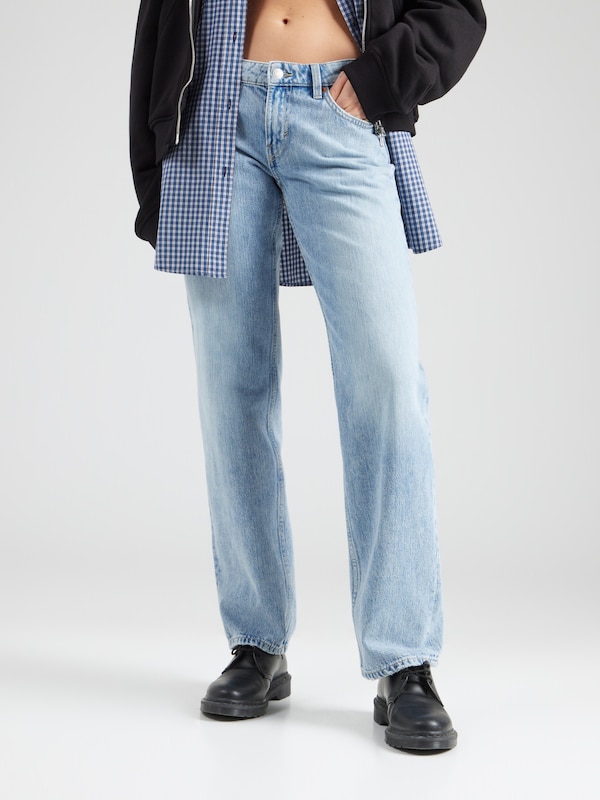 WEEKDAY Regular Jeans 'Arrow' In Blu Chiaro
