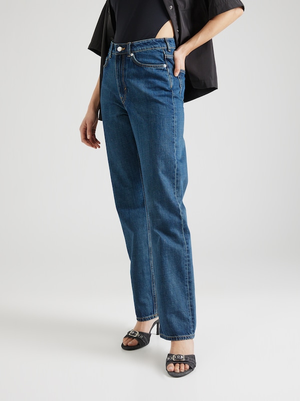 WEEKDAY Regular Jeans In Blu Denim