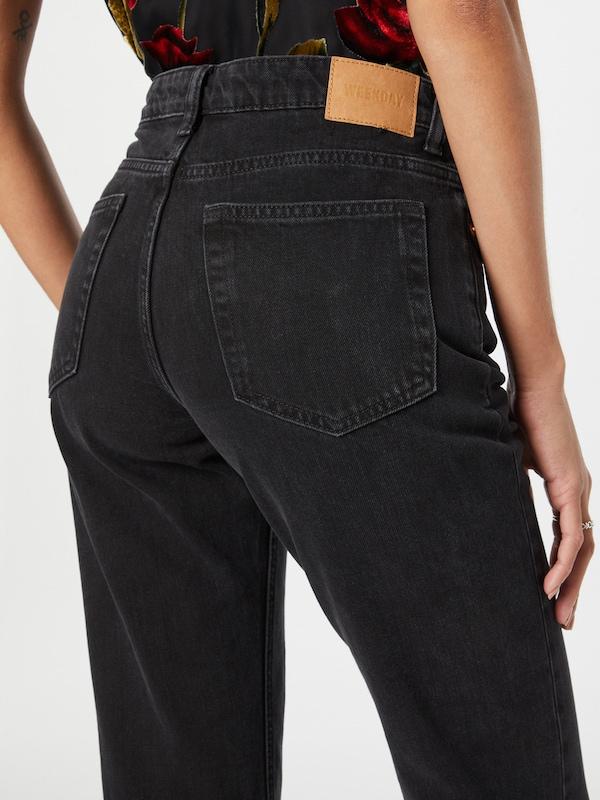 WEEKDAY Regular Jeans 'Pin' In Nero