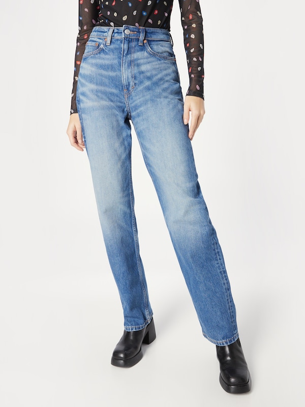 WEEKDAY Regular Jeans 'Rowe' In Blu Denim