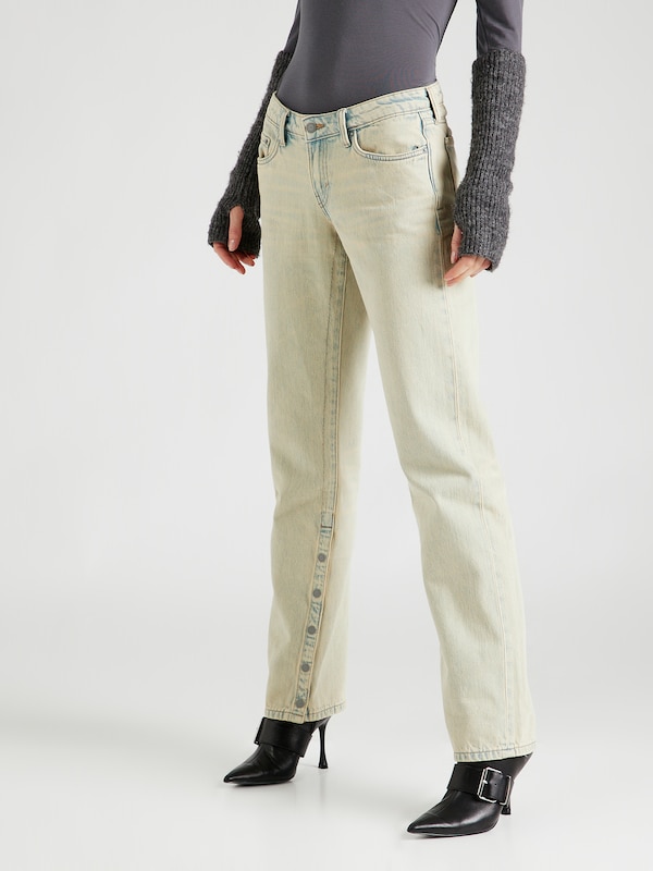 WEEKDAY Slimfit Jeans In Beige Chiaro