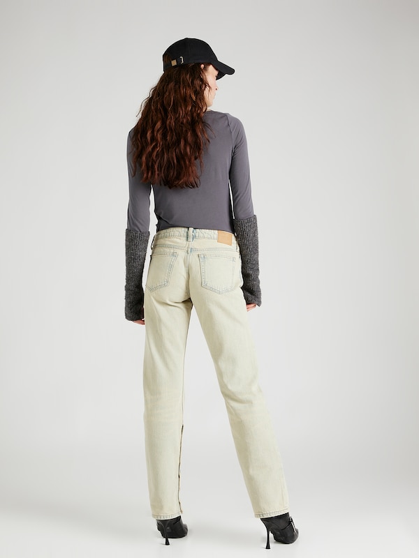 WEEKDAY Slimfit Jeans In Beige Chiaro