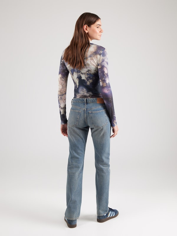 WEEKDAY Slimfit Jeans 'NAIL' In Blu Denim