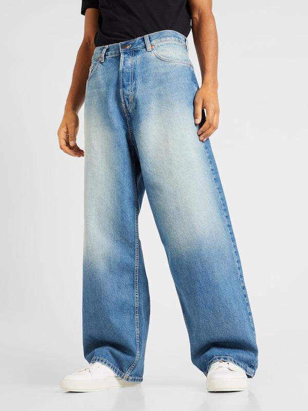 WEEKDAY Wide Leg Jeans 'Astro' In Blu