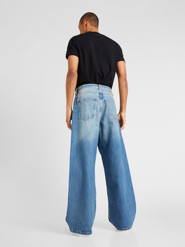 WEEKDAY Wide Leg Jeans 'Astro' In Blu